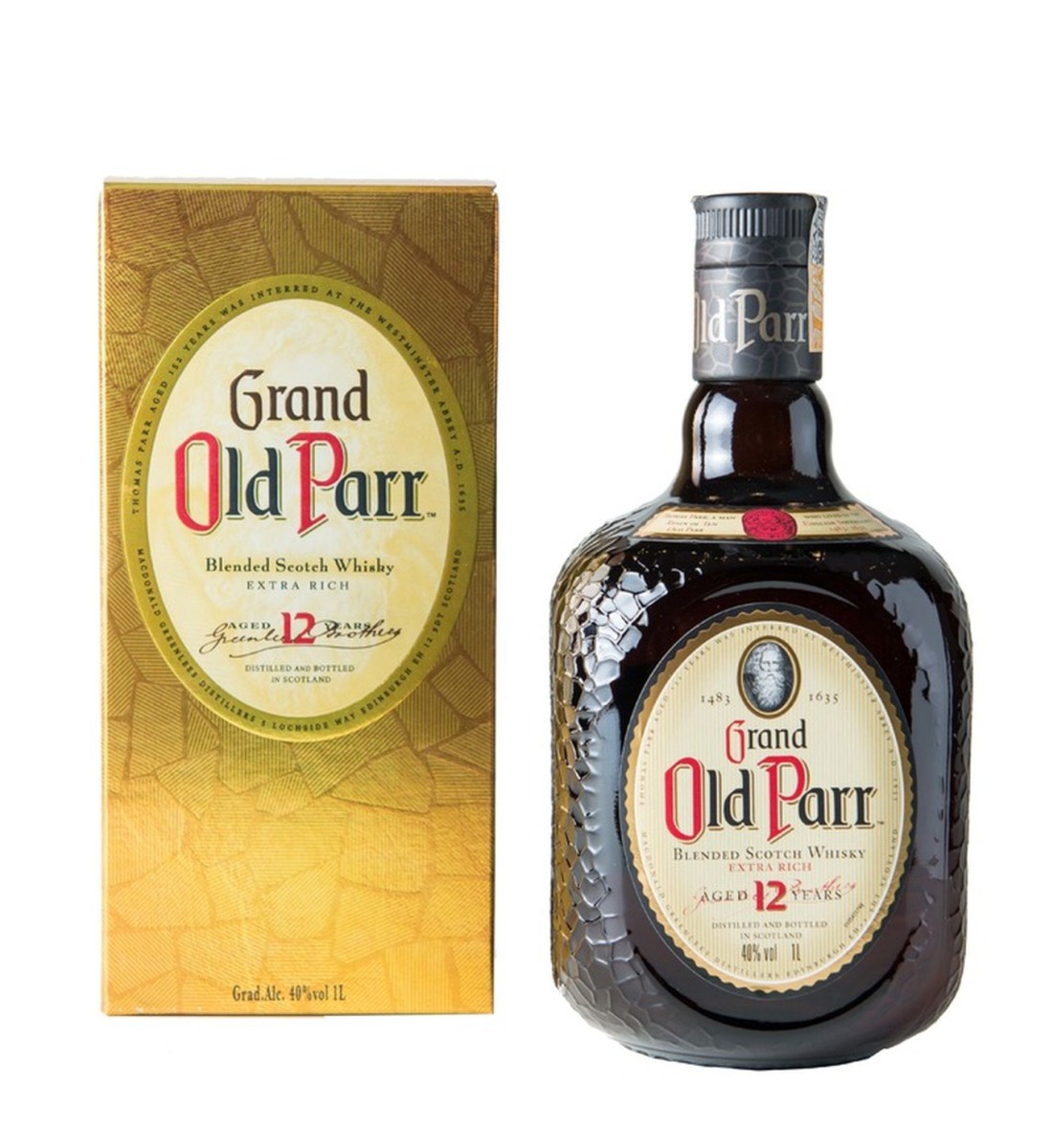 Old Parr Superior Grand Old Parr 12年 Grand Old Parr 12 ani 1L | BauturiAlcoolice.ro